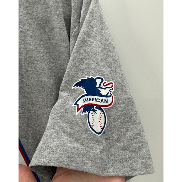 Mitchell & Ness T-Shirt Mens Large Gray LA All Over Print Los Angeles Dodgers - Picture 5 of 8